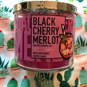Bath and Body Works Candle Black Cherry Merlot